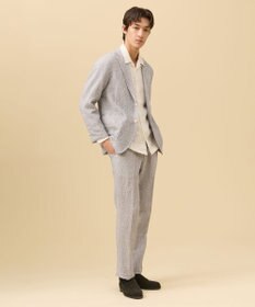 J.PRESS MEN 【SHACKET】ストレッチリネンサッカー ジャケット