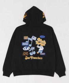 WEGO 【ユニセックス着用ITEM】別注BENDAVISグラフィックプルパーカー