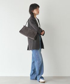 russet 【2025AW新作】スエード横長ショルダーバッグ(CE-1578)