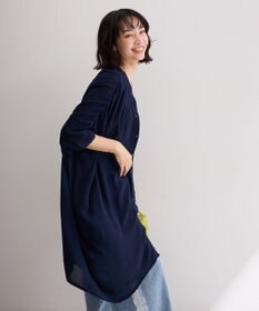 Green Parks ハシゴレースレーヨンクレープチュニック