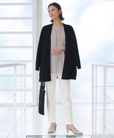 自由区 【好評につき新色追加・接触冷感・UVカット・洗える・XSサイズあり】ハンディカーディガン ロング丈