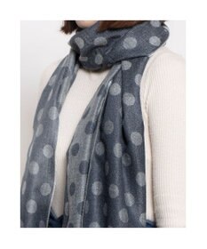 UNBILLION カシュネ cache nez / ドット柄ジャカードストール
