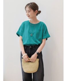 AMERICAN HOLIC 接触冷感袖タックカットプルオーバー