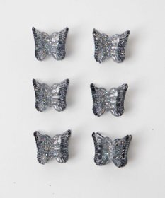 WEGO Lラメバタフライチビクリップ