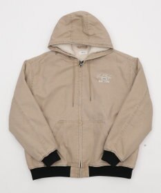 WEGO 【ユニセックス着用ITEM/MLサイズ展開】ワーカーズボアフードブルゾン