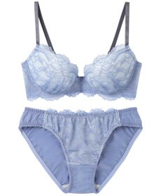 AMPHI ブラジャー ショーツセット まる胸メイク 推し活・推し事応援 Aカップあり 【ブラショーツセット】 上下セット ブラ BBJ201 アンフィ／ワコール