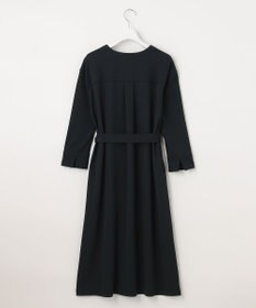 自由区 【洗える】アムンゼンジャージー Vネックワンピース