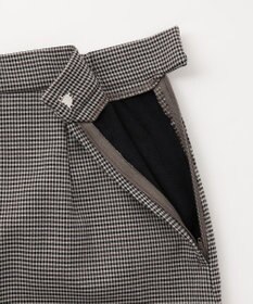 ANY L 【手洗い可/ウエストゴム/裏起毛】チェックボンディングタイトスカート