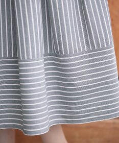 Tiaclasse L 【洗える】フレアスリーブシャツワンピース