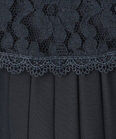 組曲 KIDS 【110-140cm】シフォンプリーツコンビ ワンピース