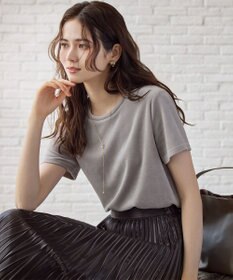 23区 L 【SLOW/一部店舗限定】半袖 ベロア TEE