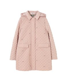 DAKS スウェードキルトコート