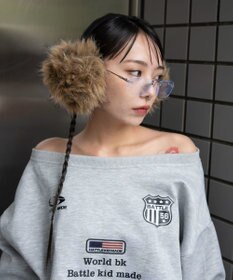 WEGO ボリュームMIXファーイヤーマフ