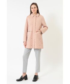 DAKS スウェードキルトコート