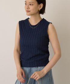 AMERICAN HOLIC フクレジャガードノースリーブトップス