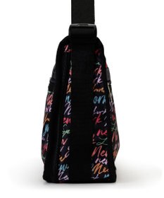LeSportsac DELUXE EVERYDAY BAG/NYCスクリプトブラック