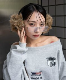 WEGO ボリュームMIXファーイヤーマフ