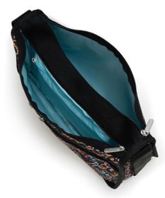 LeSportsac DELUXE EVERYDAY BAG/NYCスクリプトブラック