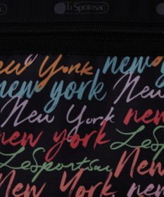LeSportsac DELUXE EVERYDAY BAG/NYCスクリプトブラック