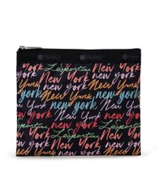 LeSportsac DELUXE EVERYDAY BAG/NYCスクリプトブラック