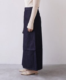 woadblue サイズ追加 ＜坪田あさみさんコラボ＞デニムラップスカート