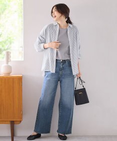 ANY L 【洗濯機可】シアーシャツ