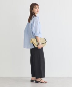 earth music&ecology 【接触冷感】綿麻混ベーシックシャツ