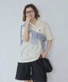 WEGO 【ユニセックス着用ITEM/SMLサイズ展開】U.S. POLO ASSN.別注ポロシャツ