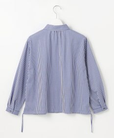 J.PRESS LADIES Jカミーチェストライプ シャツカラー カットソー