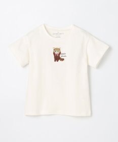ANY KIDS オーガビッツアニマルサガラ刺繍Ｔシャツ