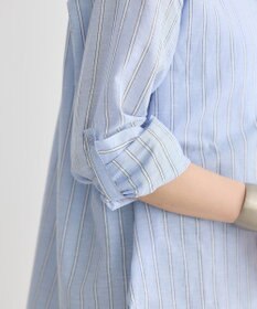 earth music&ecology 【接触冷感】綿麻混ベーシックシャツ