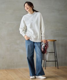 ANY 【洗濯機可】裏起毛スウェットハイネックプルオーバー