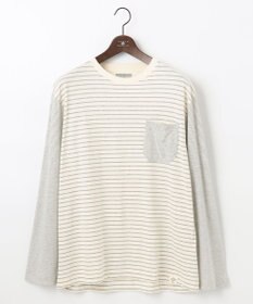 JOSEPH ABBOUD MOUNTAIN 【SPACE／UNISEX】OGコットンボーダークレイジー  カットソー