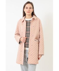 DAKS スウェードキルトコート