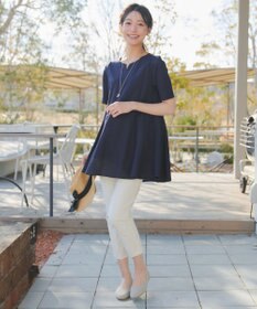 Tiaclasse L 日本製サーラドライ・テーパードパンツ