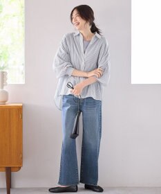 ANY L 【洗濯機可】シアーシャツ