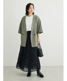 Green Parks シフォンＪＱアソートプリーツスカート