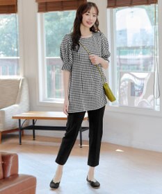 Tiaclasse L 日本製サーラドライ・テーパードパンツ