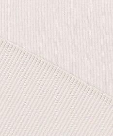 23区 L 【洗える】スムージーコットン シアーリブ ニット