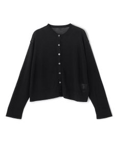 UNFILO L フロスティコットン  クロップド  カーディガン