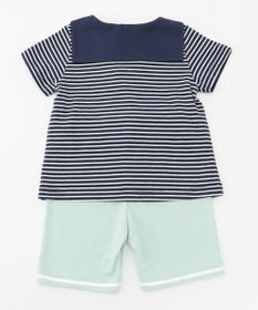 組曲 KIDS 【80-90cm】セーラーボーダー セットアップ