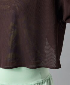 Chacott Chacott BALANCE シアーリブバックシャンTシャツ