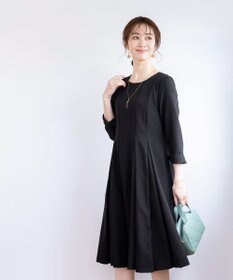 Tiaclasse L 【ダブルクロス】【洗える】ラインワンピース