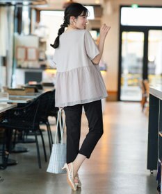 Tiaclasse L 日本製サーラドライ・テーパードパンツ