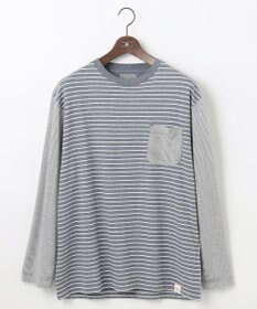 JOSEPH ABBOUD MOUNTAIN 【SPACE／UNISEX】OGコットンボーダークレイジー  カットソー