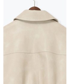 Te chichi フェイクレザークロップドブルゾン