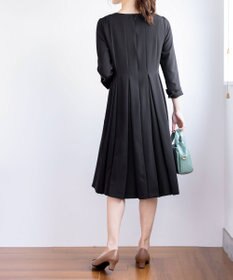 Tiaclasse L 【ダブルクロス】【洗える】ラインワンピース