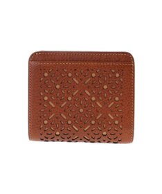 genten ダイヤカットワーク　二つ折り財布