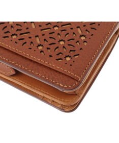 genten ダイヤカットワーク　二つ折り財布
