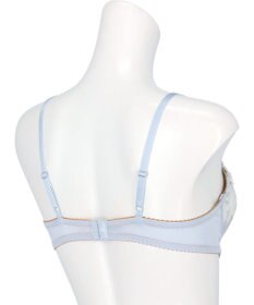 WACOAL ブラジャー 【リボンブラ 胸もとフィットながもち】 きれいな谷間をメイク 動いても谷間をキープ Gカップまで対応 大きいサイズ レディース BXB490 /ワコール